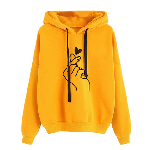 Hoodies Women 2020 Female Long Sleeve Print Hooded Sweatshirt Hoodie Tracksuit Sweat Coat Casual Sportswear S-3XL Hooded