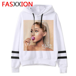 ariana grande hoodie harajuku funny women ulzzang 90s Sweatshirt clothes Casual female Graphic vintage Pullovers Oversized