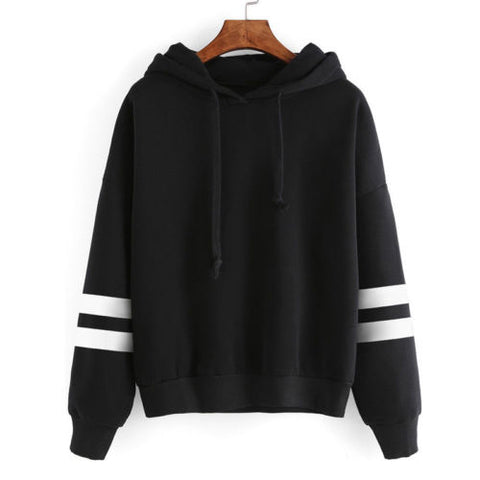 Womens Long Sleeve Hoodie Sweatshirt Sexy 2018 Fashion Jumper Hooded Pullover Tops Casual Ladies Top